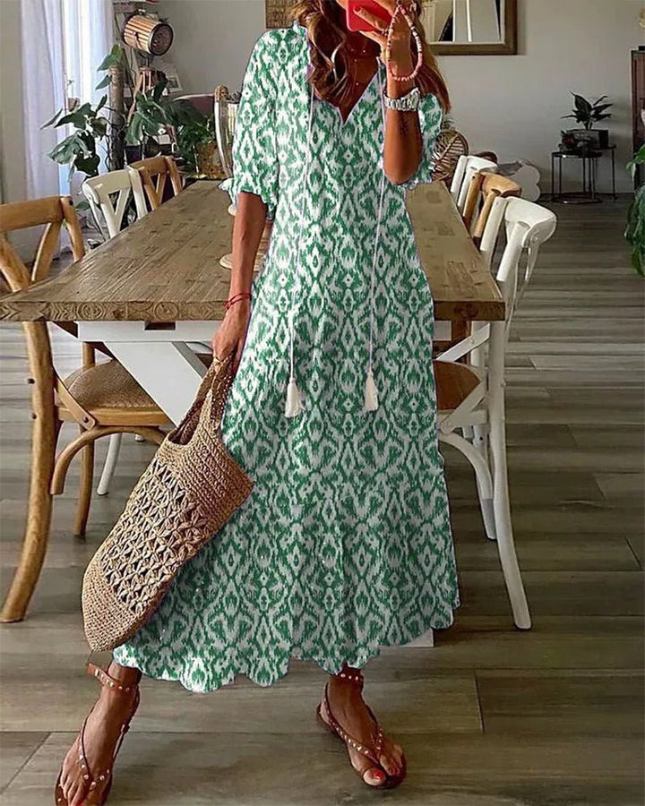 Effortless Boho Flattering Dress
