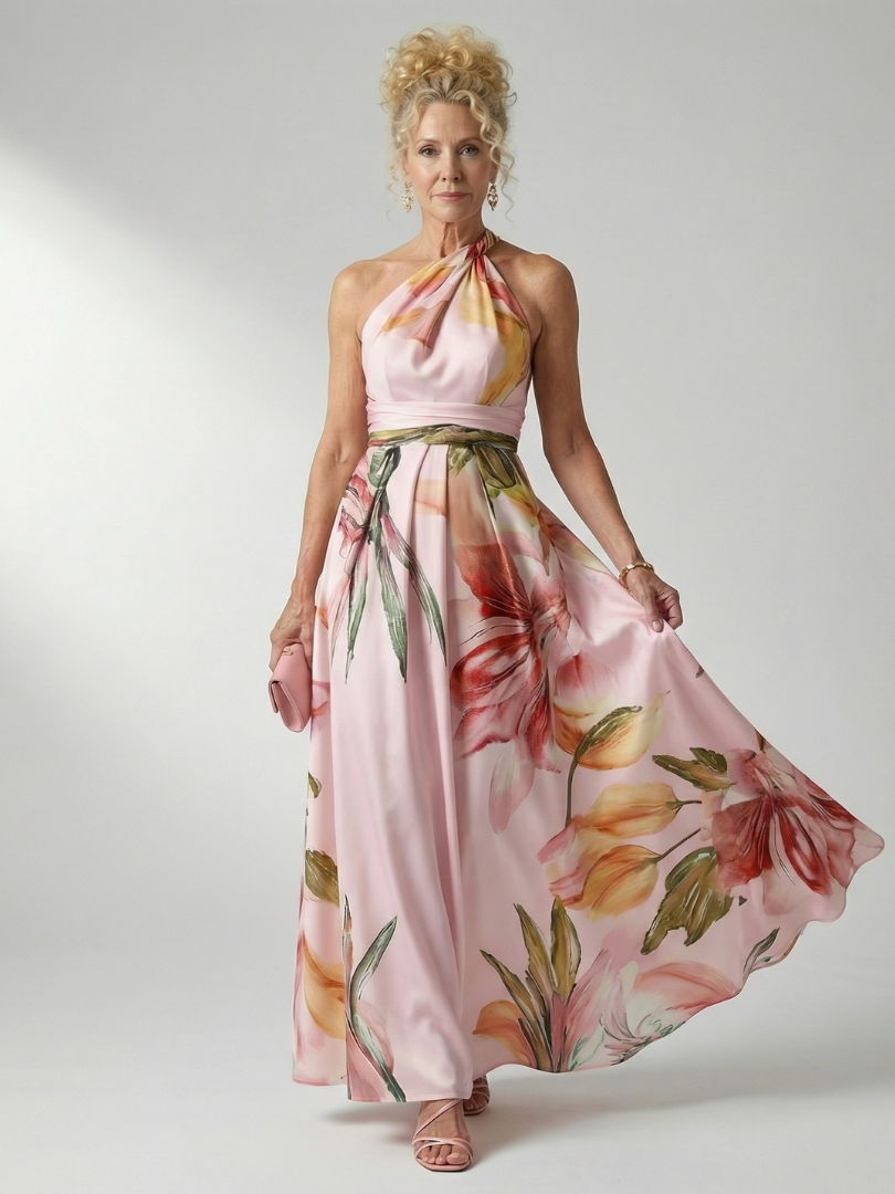 Light Floral Maxi Dress