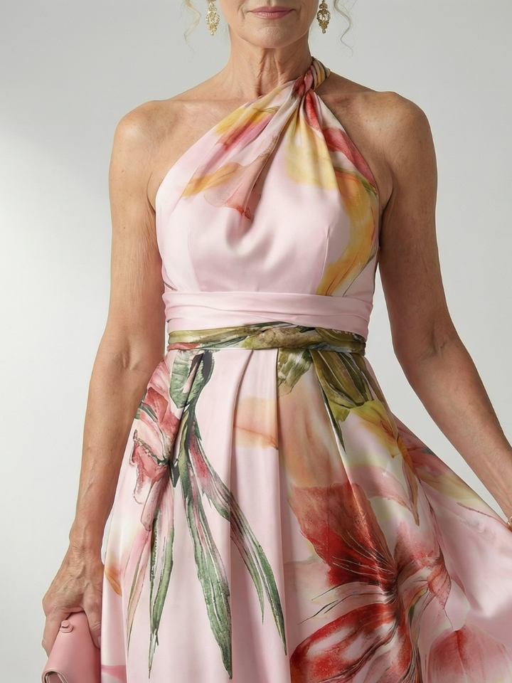 Light Floral Maxi Dress