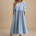 Classic Mid Sleeve Dress