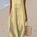 Elegant Summer Pocket Dress