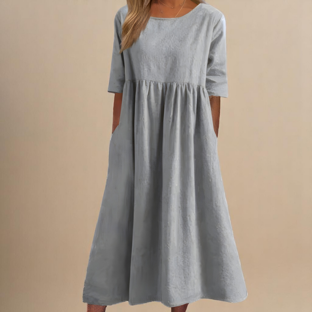Classic Mid Sleeve Dress