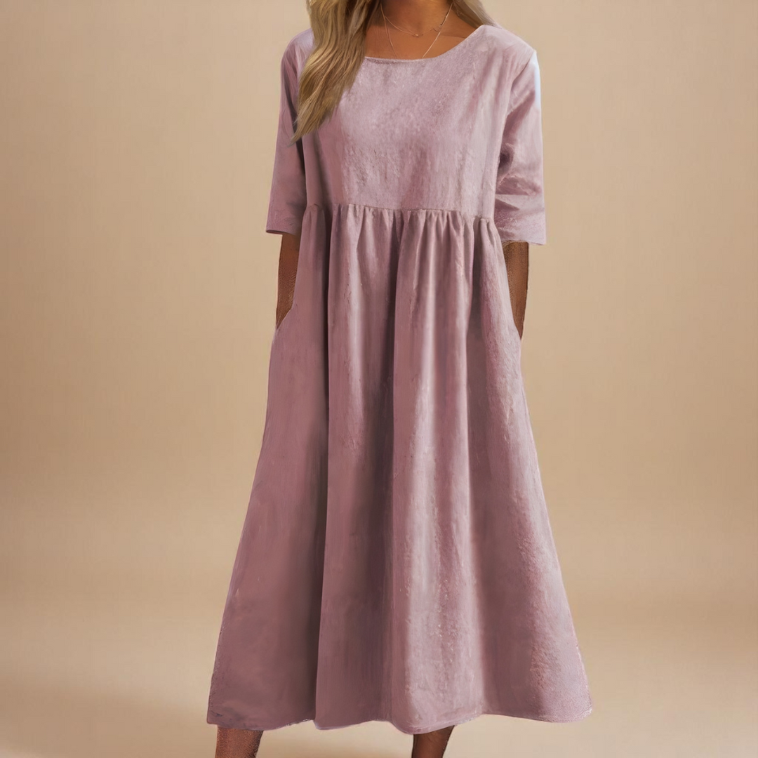 Classic Mid Sleeve Dress
