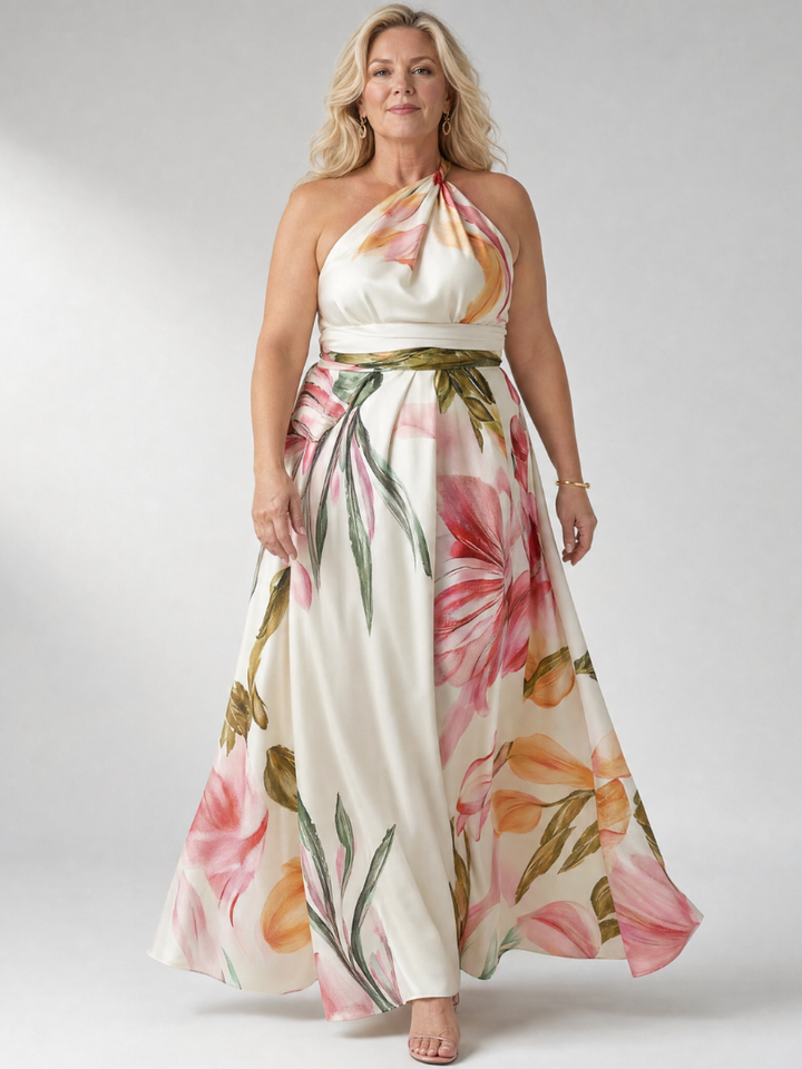 Light Floral Maxi Dress