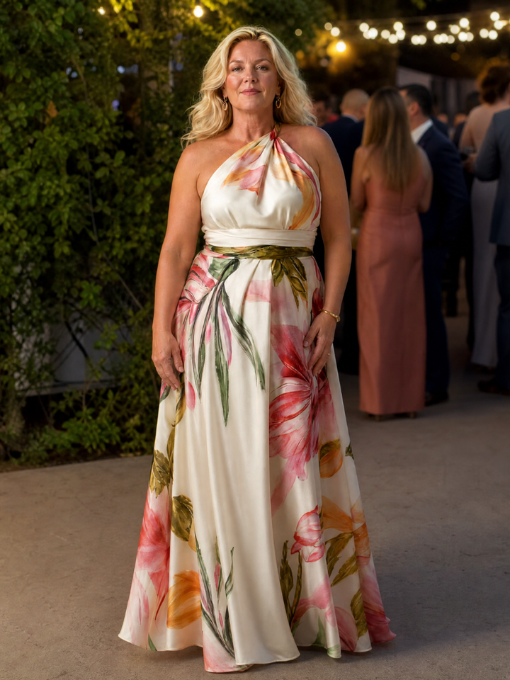 Light Floral Maxi Dress