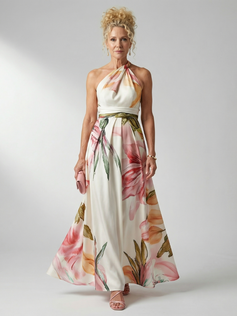 Light Floral Maxi Dress