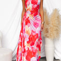 Pleated One-Shoulder Dress