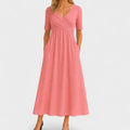 Graceful Pleated Midi Dress