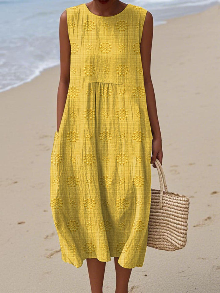 Elegant Summer Pocket Dress