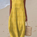 Elegant Summer Pocket Dress