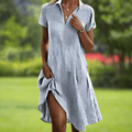 Stylish V-Neck Elegant Dress