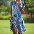 Stylish V-Neck Elegant Dress