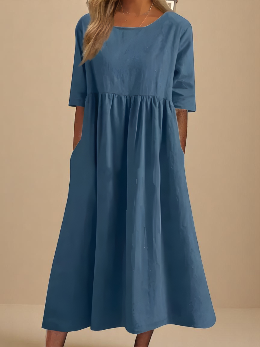 Classic Mid Sleeve Dress