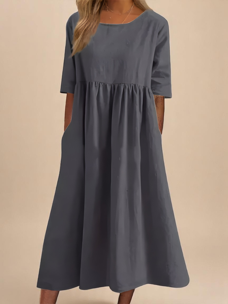 Classic Mid Sleeve Dress