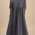 Classic Mid Sleeve Dress