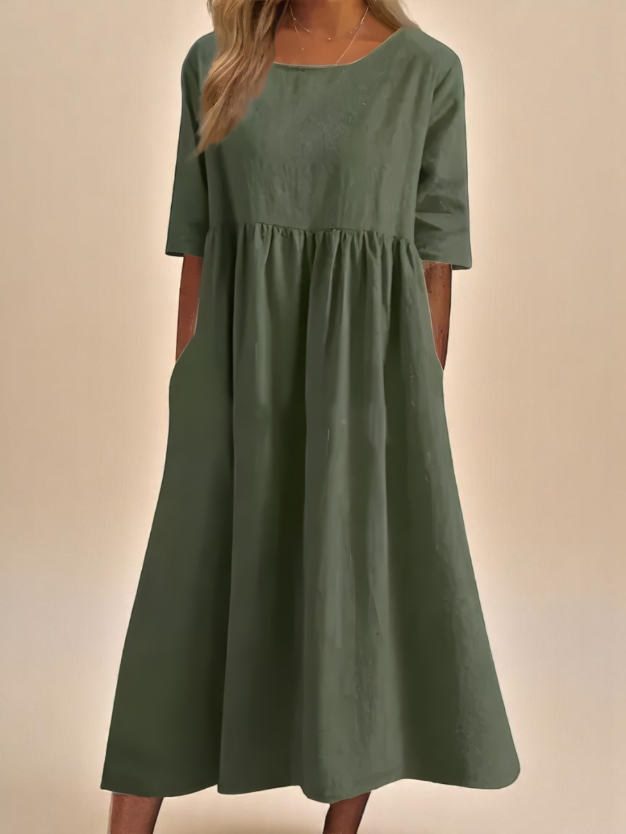 Classic Mid Sleeve Dress