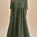 Classic Mid Sleeve Dress