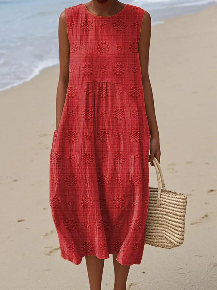 Elegant Summer Pocket Dress