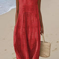 Elegant Summer Pocket Dress