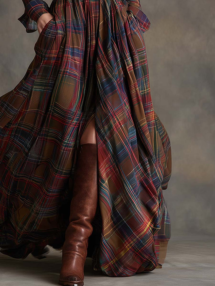 Classic Belted Button-Up Shirt Dress