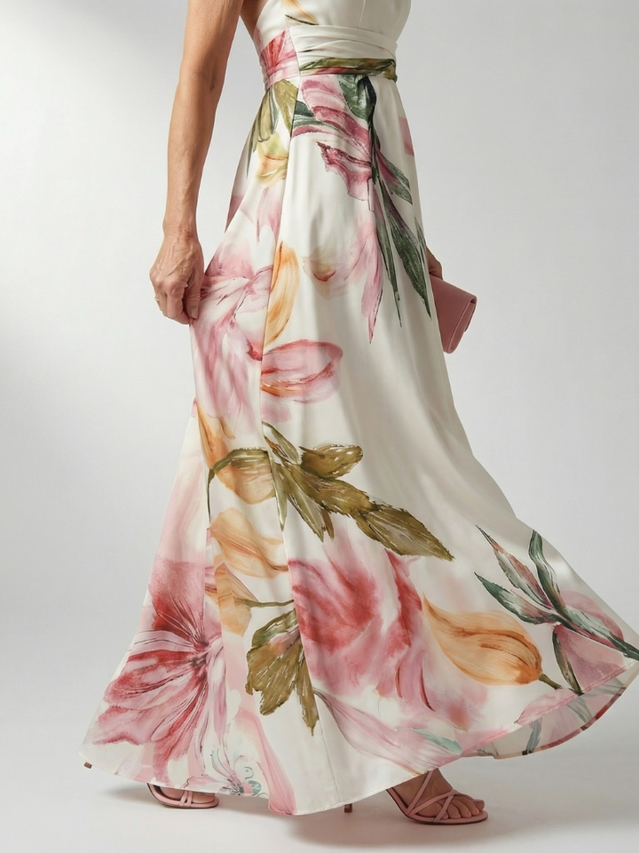 Light Floral Maxi Dress