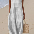 Elegant Summer Pocket Dress