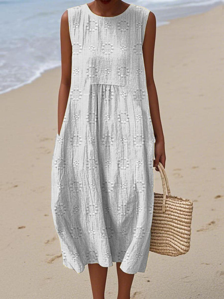 Elegant Summer Pocket Dress