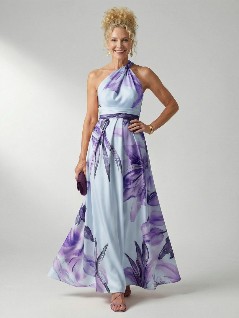 Light Floral Maxi Dress