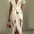 Elegant Wrap Dress