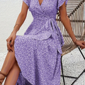 Chic Dress Silhouette Vneck