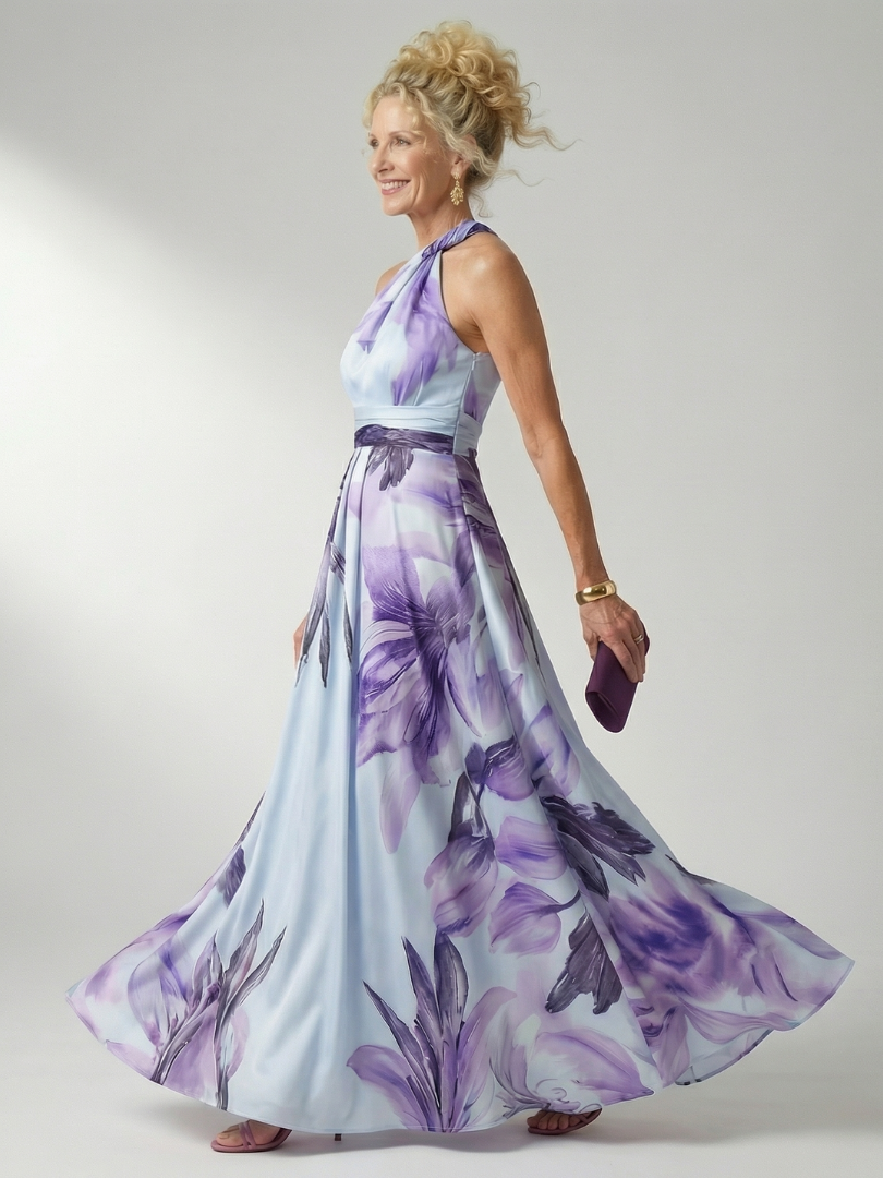 Light Floral Maxi Dress