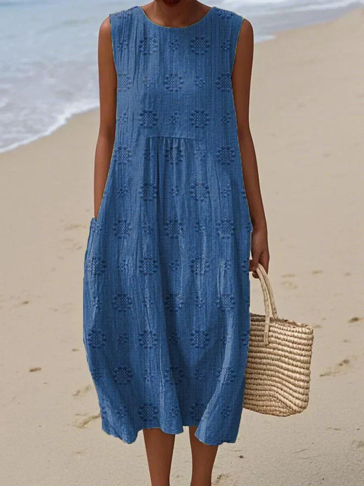 Elegant Summer Pocket Dress