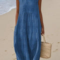 Elegant Summer Pocket Dress