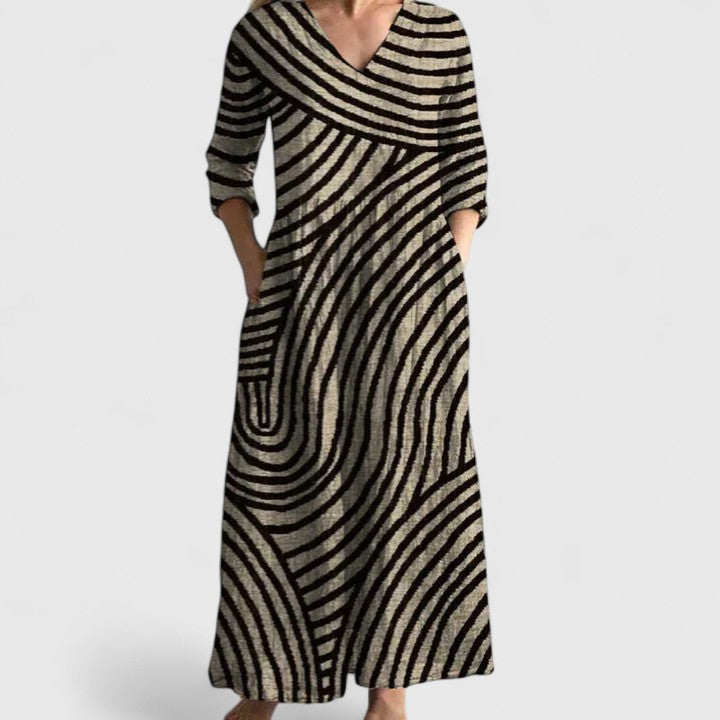 Comfortable Geometric Style Dress