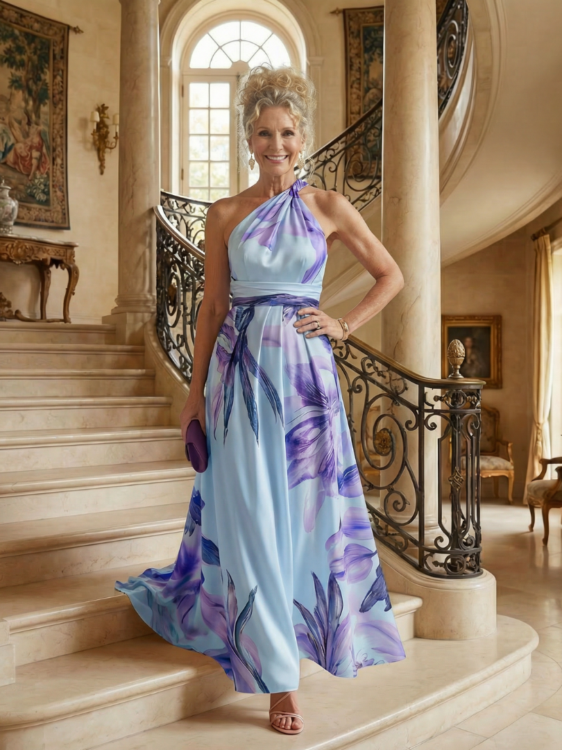 Light Floral Maxi Dress