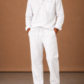 Men's Linen Cotton Style Set – Shirt & Trousers Smart Casual | Areleon