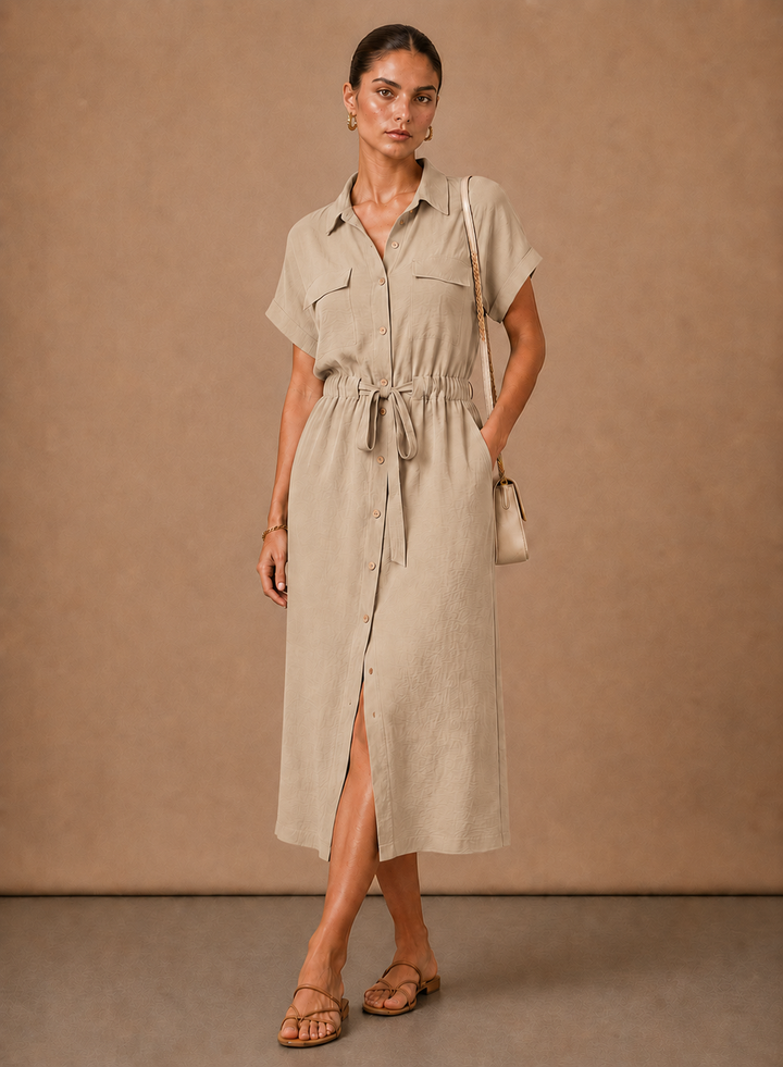 Women's Sleeveless Formal Dress – Elegant Lightweight | Areleon