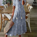 Boho V-Neck Summer Dress