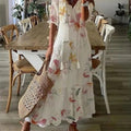Boho V-Neck Summer Dress