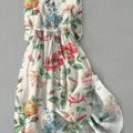 Tummy-Flattering Floral Dresses