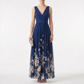 Women’s Floral V-Neck Maxi Dress
