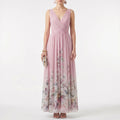 Women’s Floral V-Neck Maxi Dress
