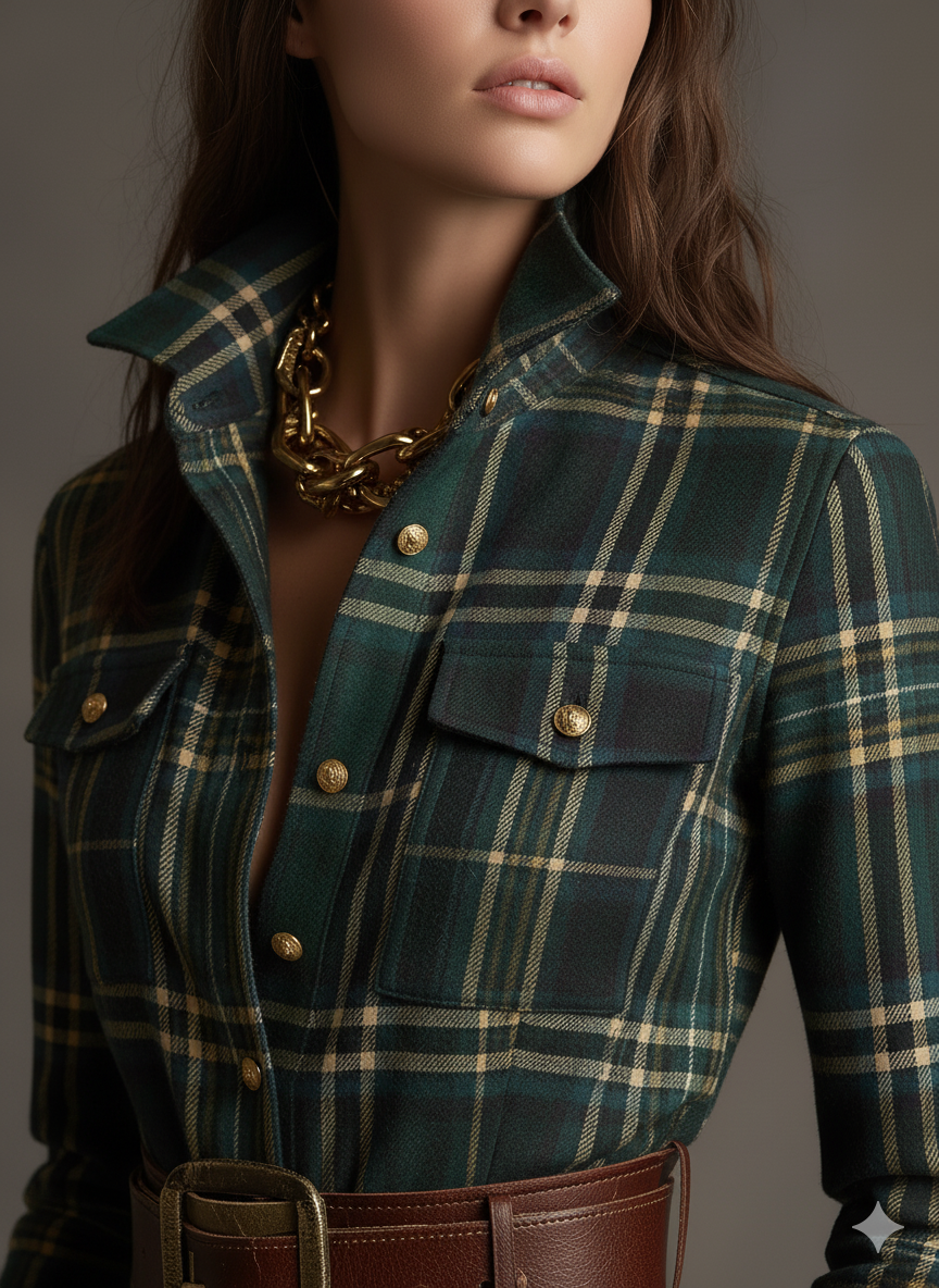 Classic Belted Button-Up Shirt Dress
