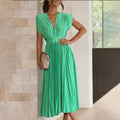 Timeless Pleated Midi Dress