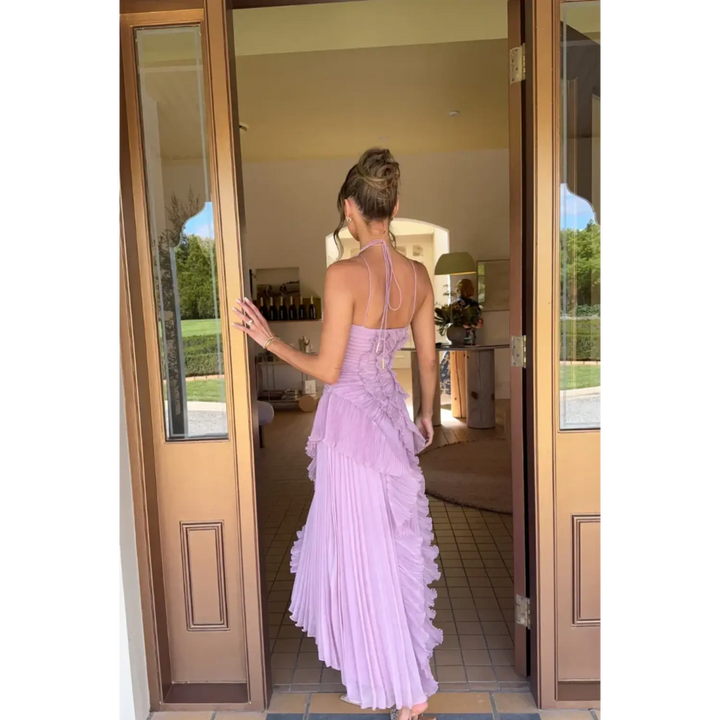 Ruffle Maxi Dress Elegant Summer Dress