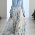 Beautiful Maxi Dress with Floral Print