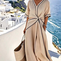Elegant Flattering V-Neck Dress