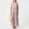 Women’s Printed Long Sleeve Maxi Dress