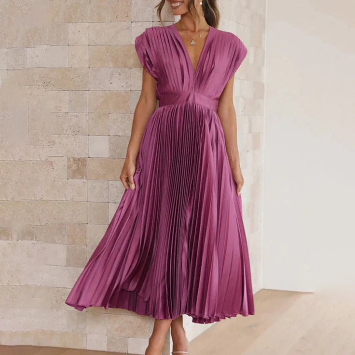 Timeless Pleated Midi Dress