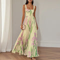 Floral A-Line Maxi Dress